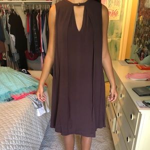 brown dress